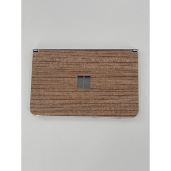 Microsoft Surface Duo Dual-ScreenWood Grain Skin Brown